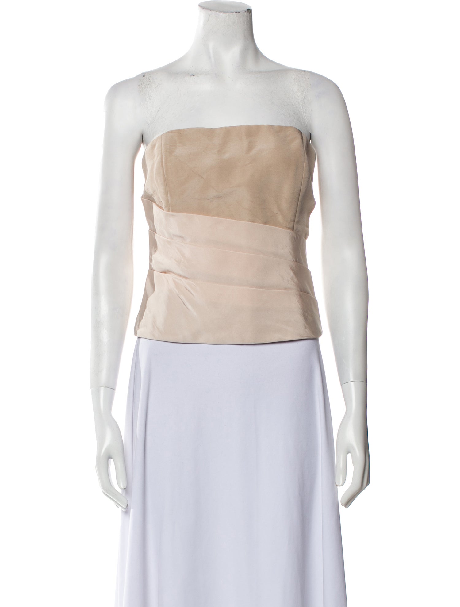 Tomasz Starzewski Strapless Crop Top