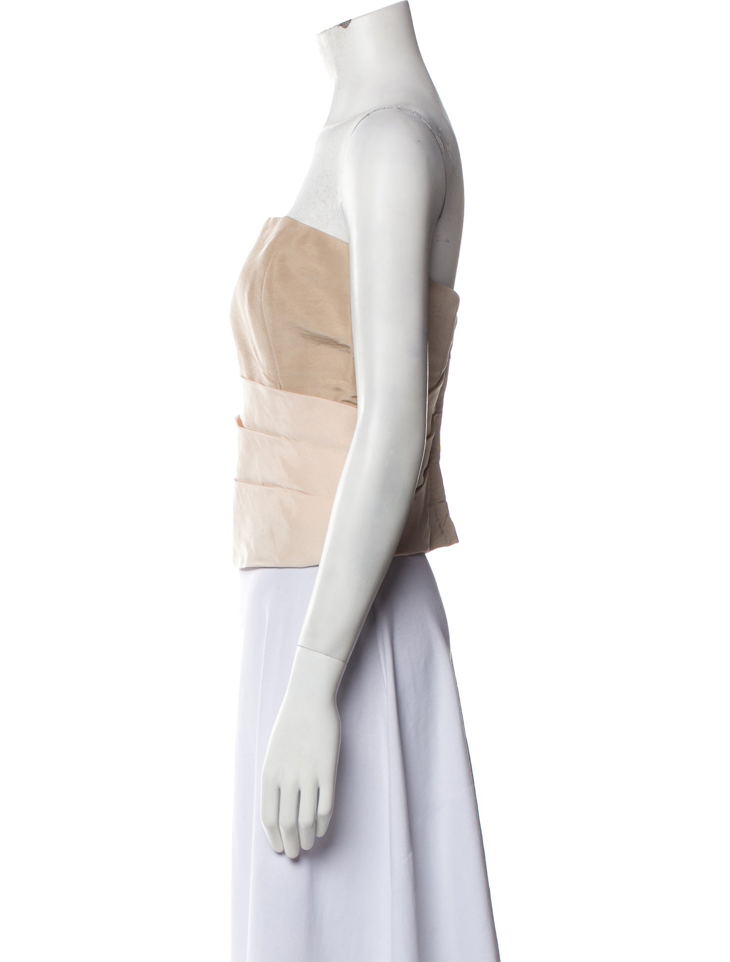 Tomasz Starzewski Strapless Crop Top