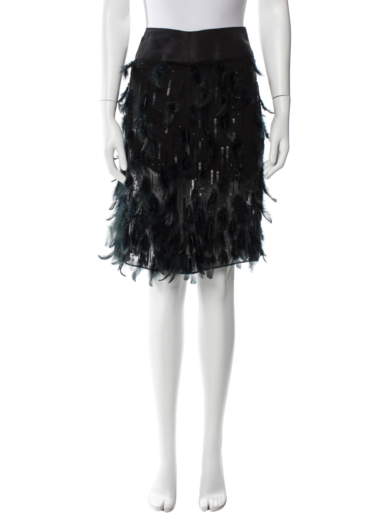 Tomasz Starzewski Sequin Knee-Length Skirt