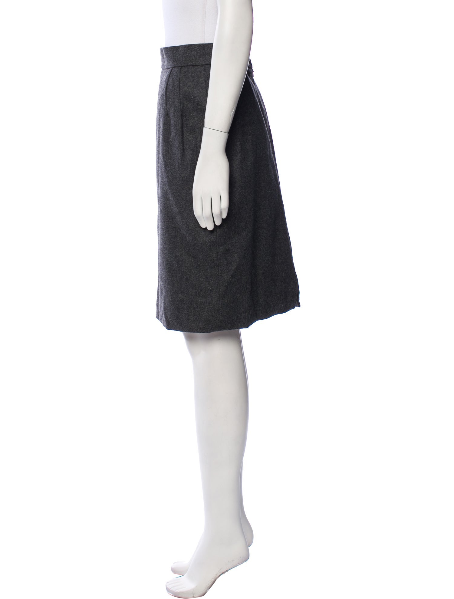 Tomasz Starzewski Wool Knee-Length Skirt