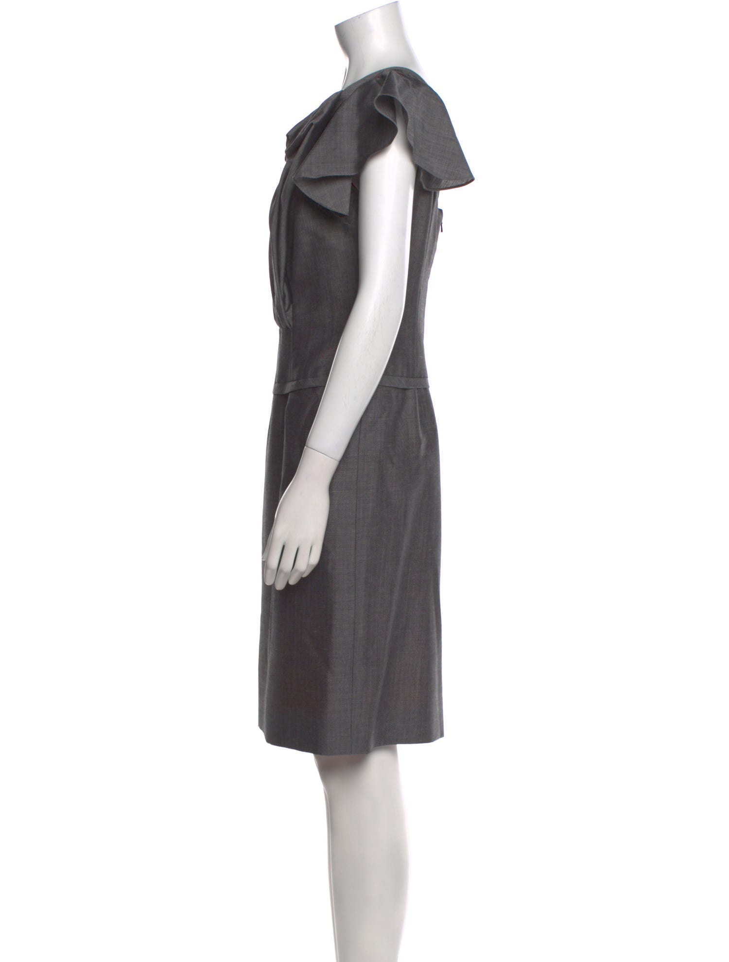 Tomasz Starzewski Wool Knee-Length Dress