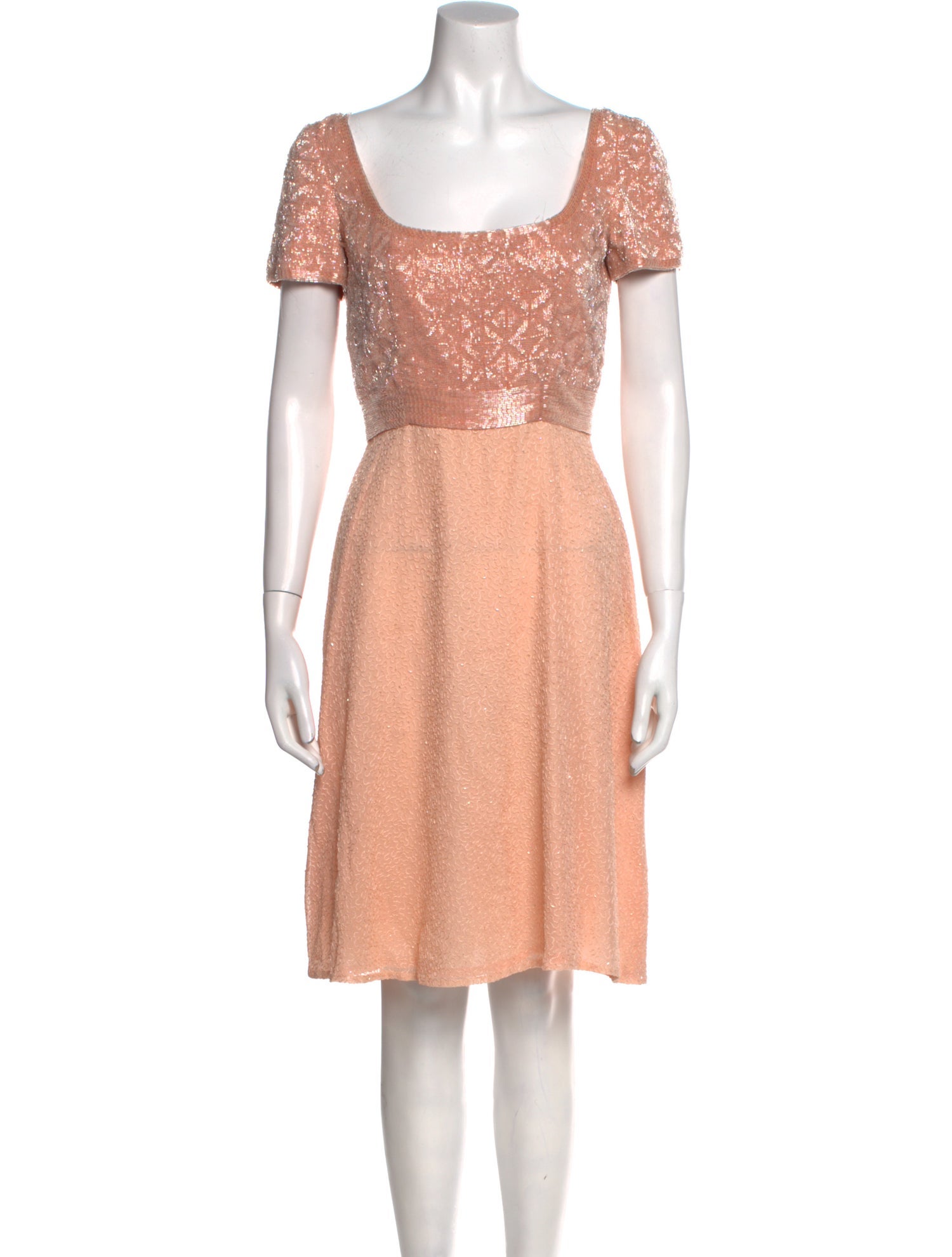 Tomasz Starzewski Silk Knee-Length Dress