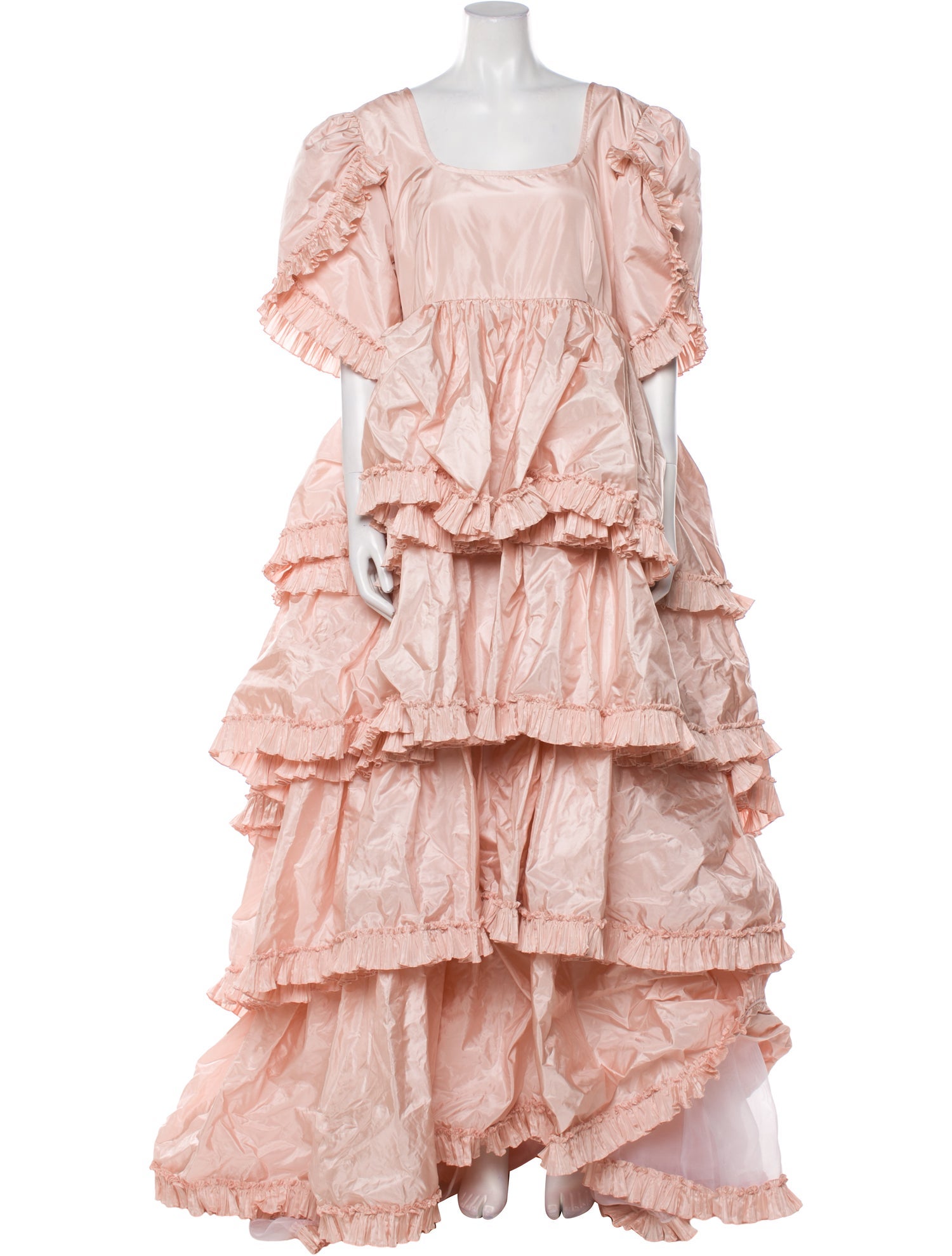 Tomasz Starzewski Square Neckline Long Dress