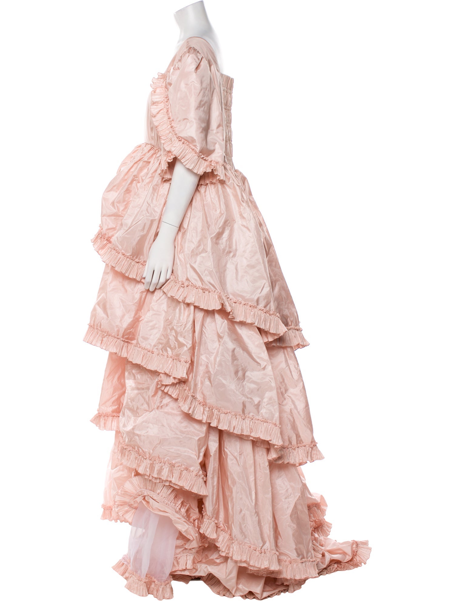 Tomasz Starzewski Square Neckline Long Dress