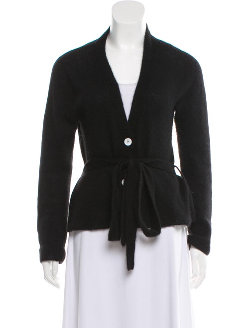Brock Collection Cashmere Belted Cardigan Black