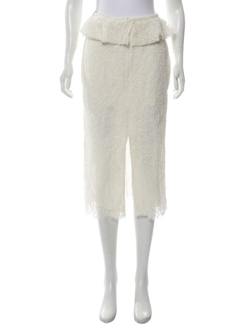Brock Collection Sylvi Lace Midi Skirt