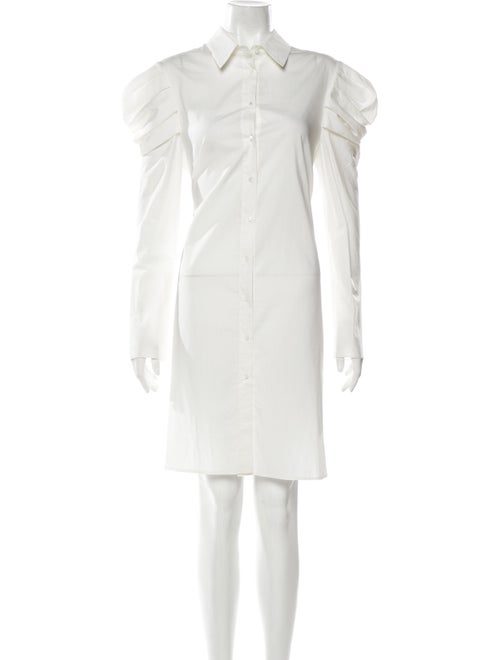 Brock Collection Pleated Shirt Dress w/ Tags White
