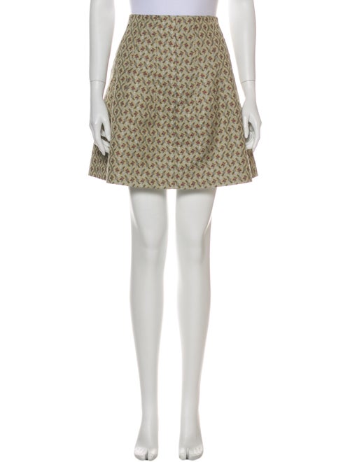 Brock Collection Printed Mini Skirt