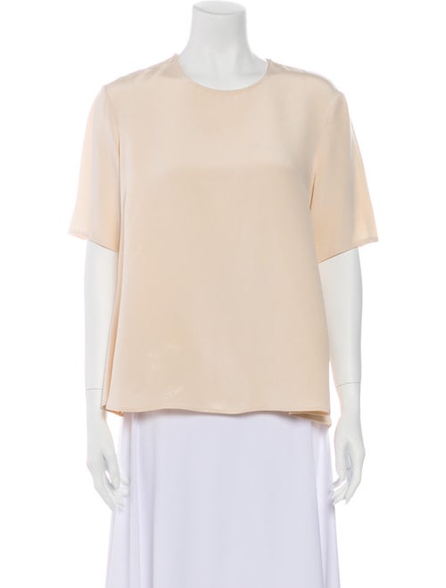 Brock Collection Silk Crew Neck Blouse