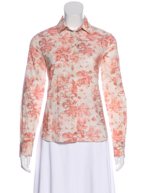 Brock Collection Abstract Pattern Top Pink