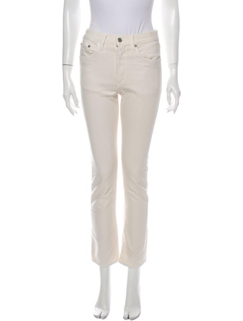 Brock Collection High-Rise Straight Leg Jeans