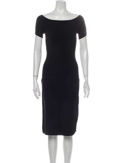 Brock Collection Bateau Neckline Midi Length Dress