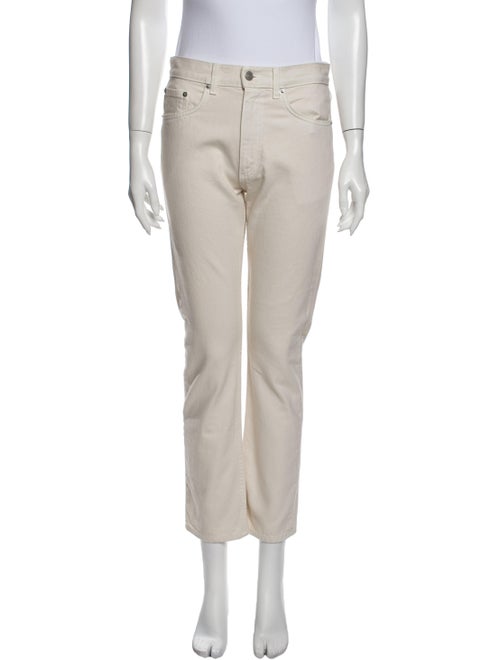 Brock Collection Mid-Rise Straight Leg Jeans