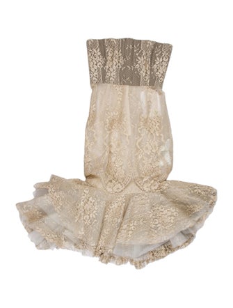 Brock Collection Lace Pattern Midi Length Dress