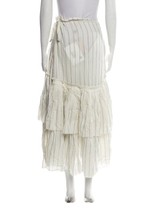 Brock Collection Striped Midi Length Skirt