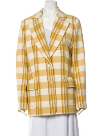 Brock Collection Plaid Print Blazer