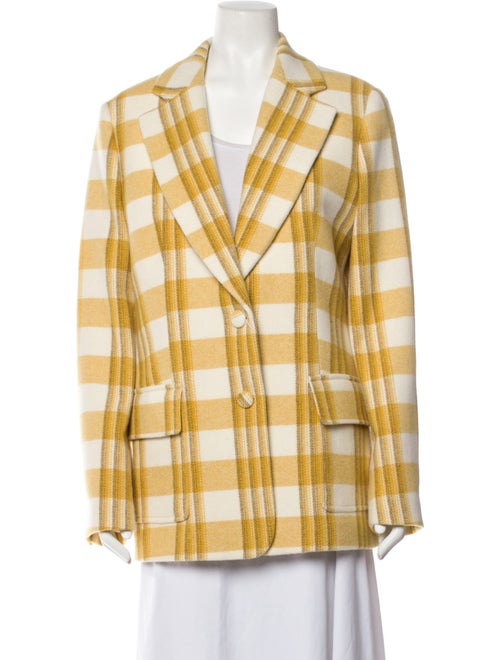 Brock Collection Plaid Print Blazer