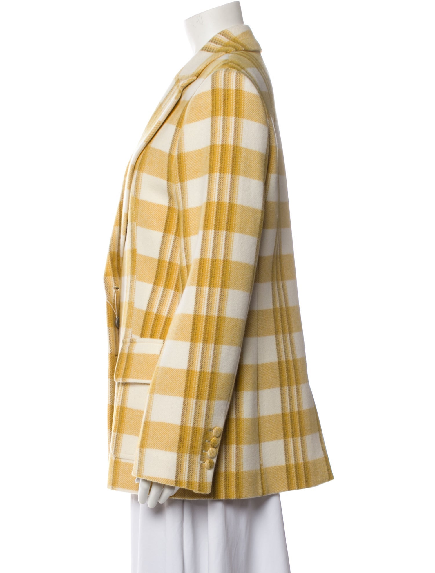 Brock Collection Plaid Print Blazer