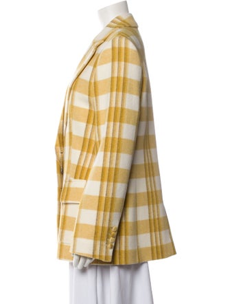 Brock Collection Plaid Print Blazer