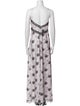Brock Collection Floral Print Long Dress