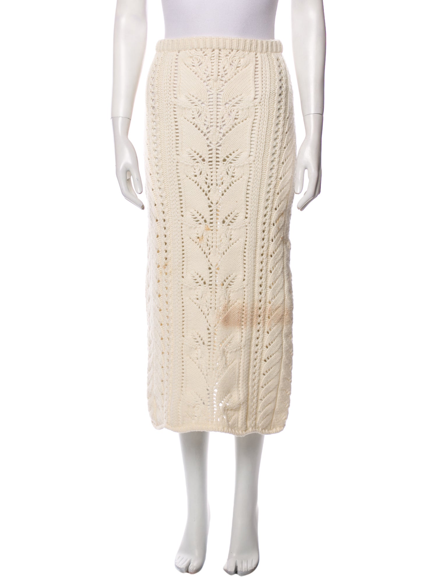 Brock Collection Wool Midi Length Skirt