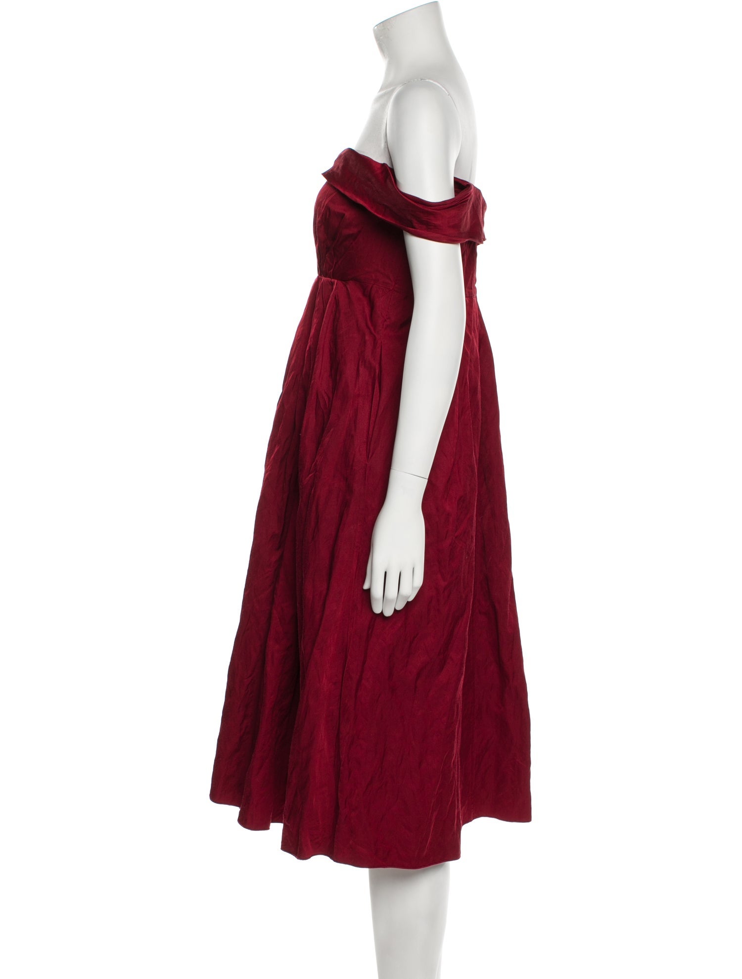 brock collection red dress New with tag Brock Collection Quesyn Bow-Detailed Linen Mini Dress