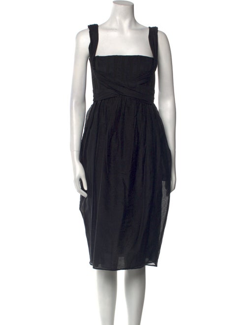 Brock Collection Square Neckline Long Dress