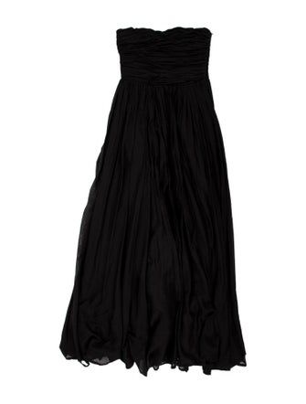 Brock Collection Strapless Midi Length Dress