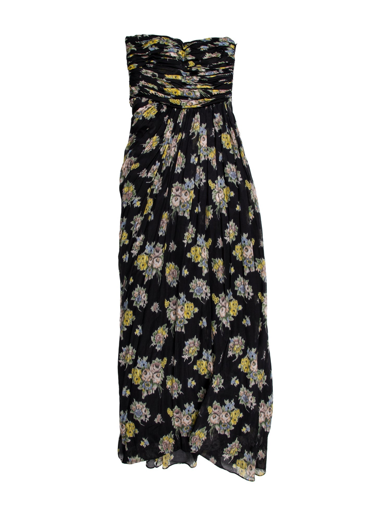 Brock Collection Floral Print Long Dress
