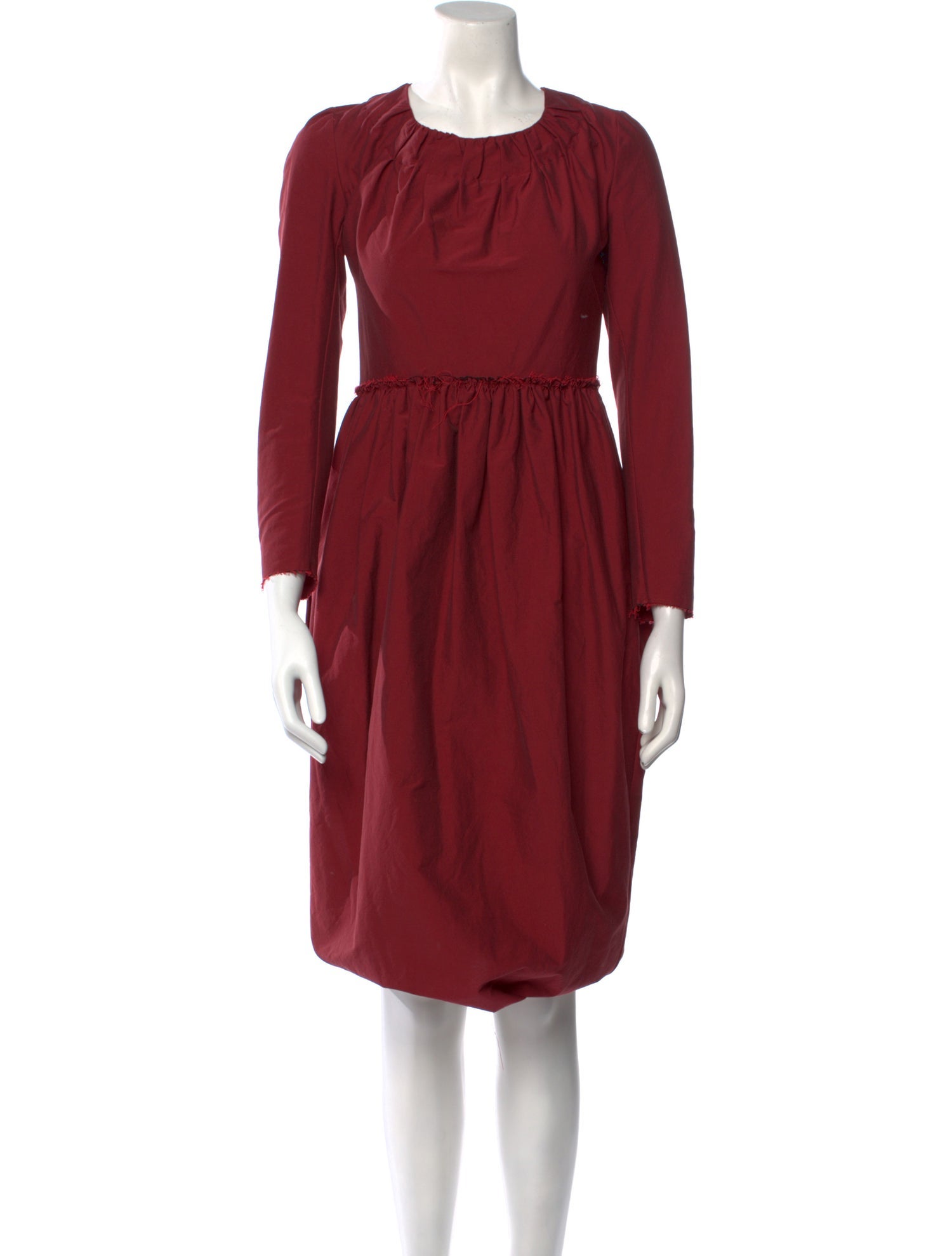Brock Collection Crew Neck Midi Length Dress