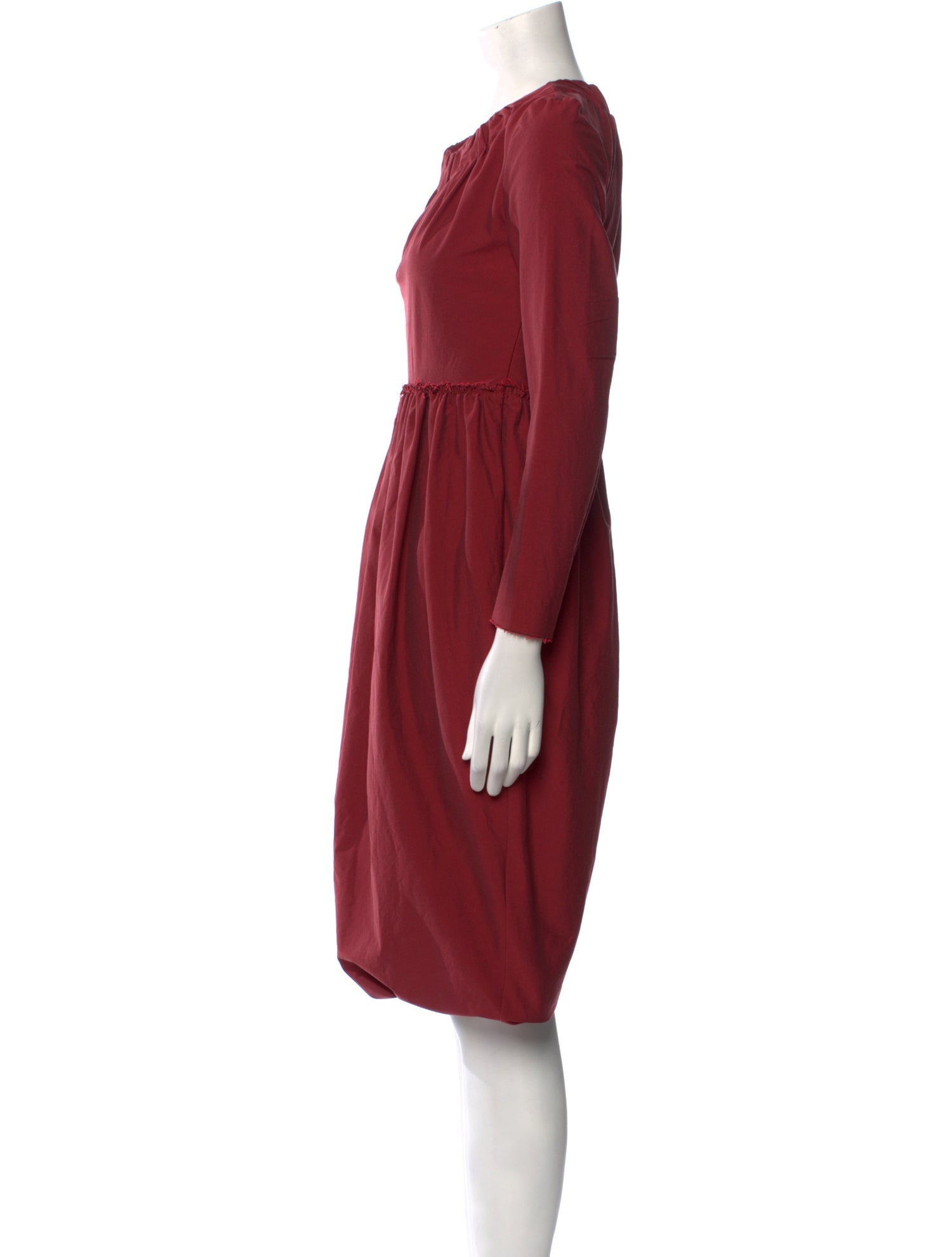 Brock Collection Crew Neck Midi Length Dress