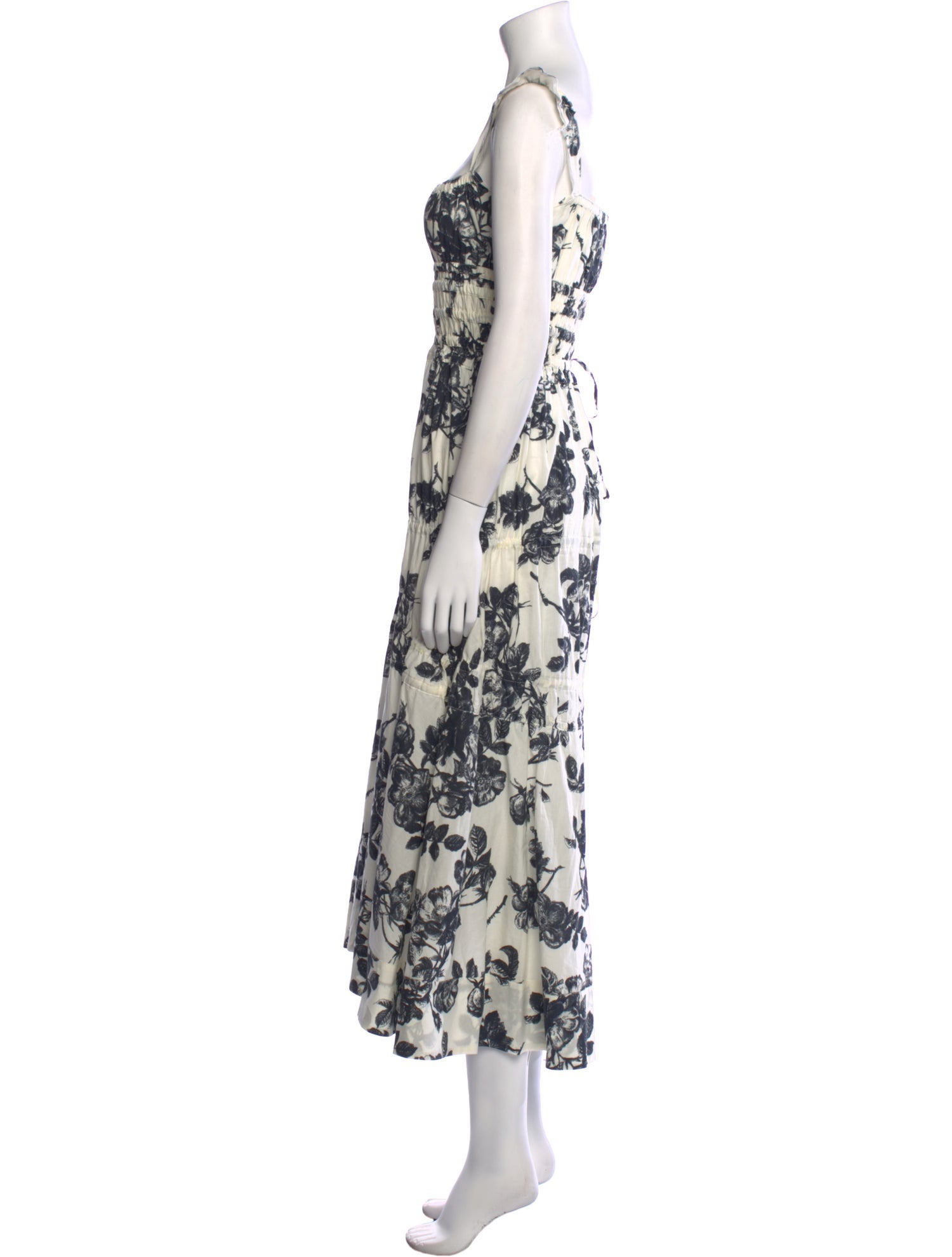 Brock Collection Floral Print Long Dress