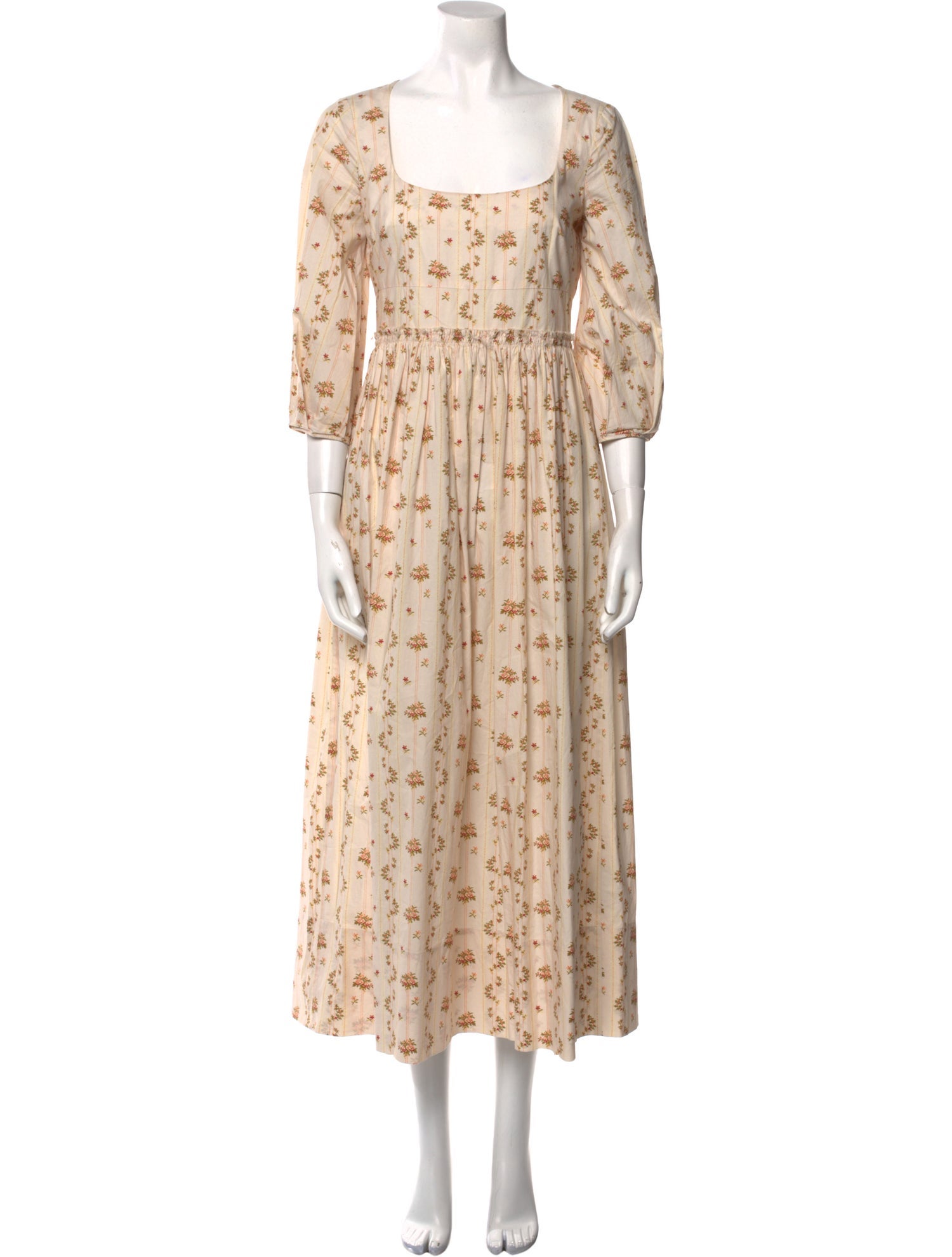 Brock Collection Floral Print Long Dress