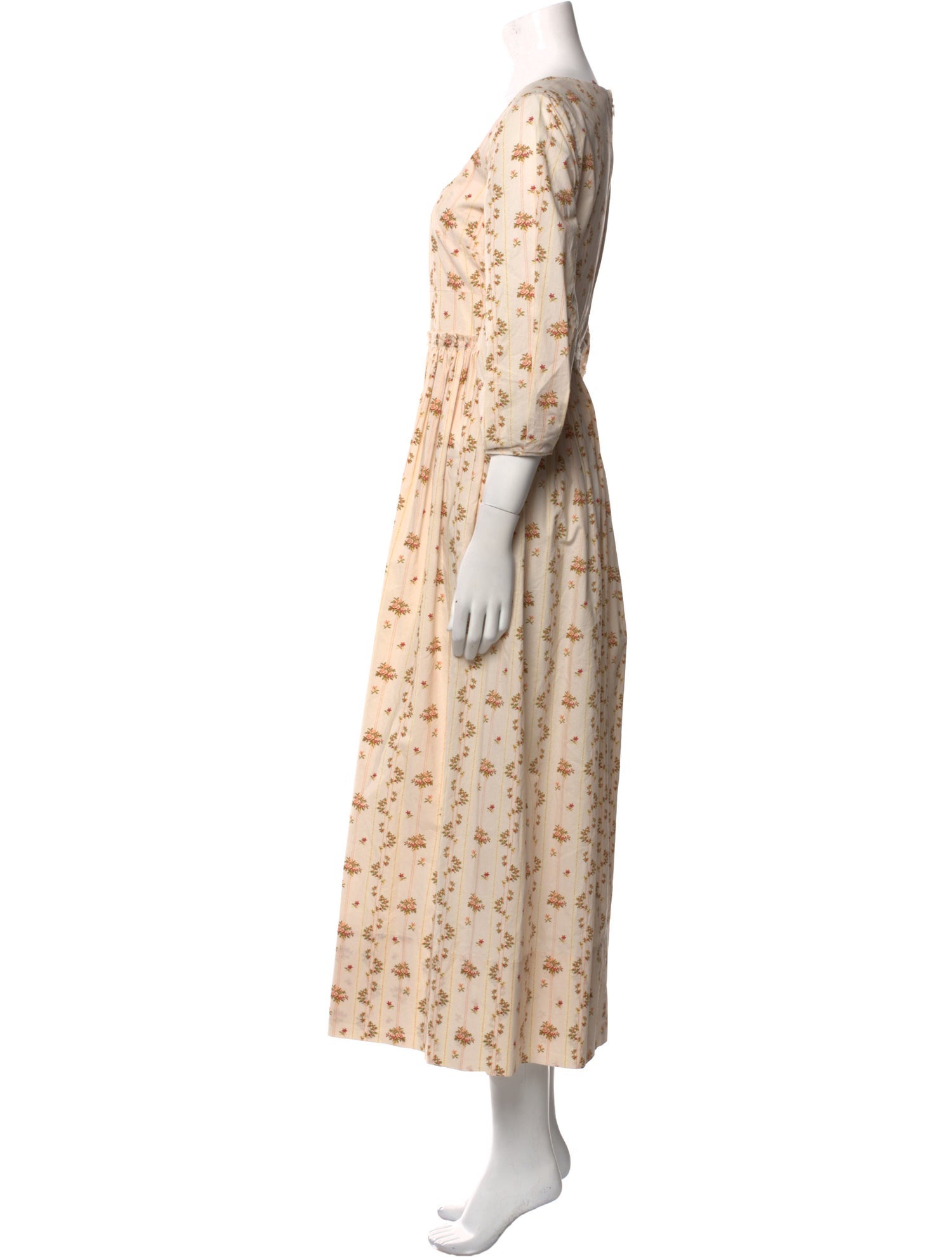 Brock Collection Floral Print Long Dress