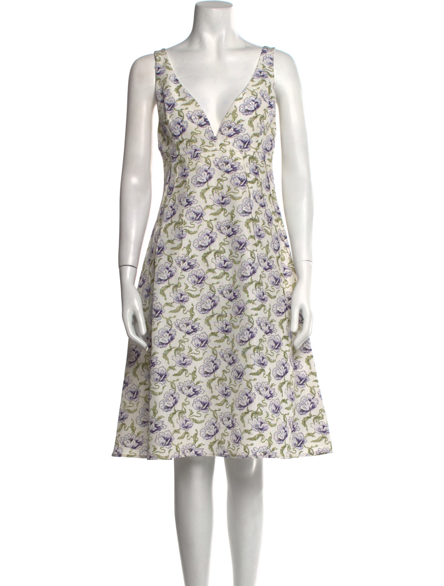 Brock Collection Floral Print Knee-Length Dress