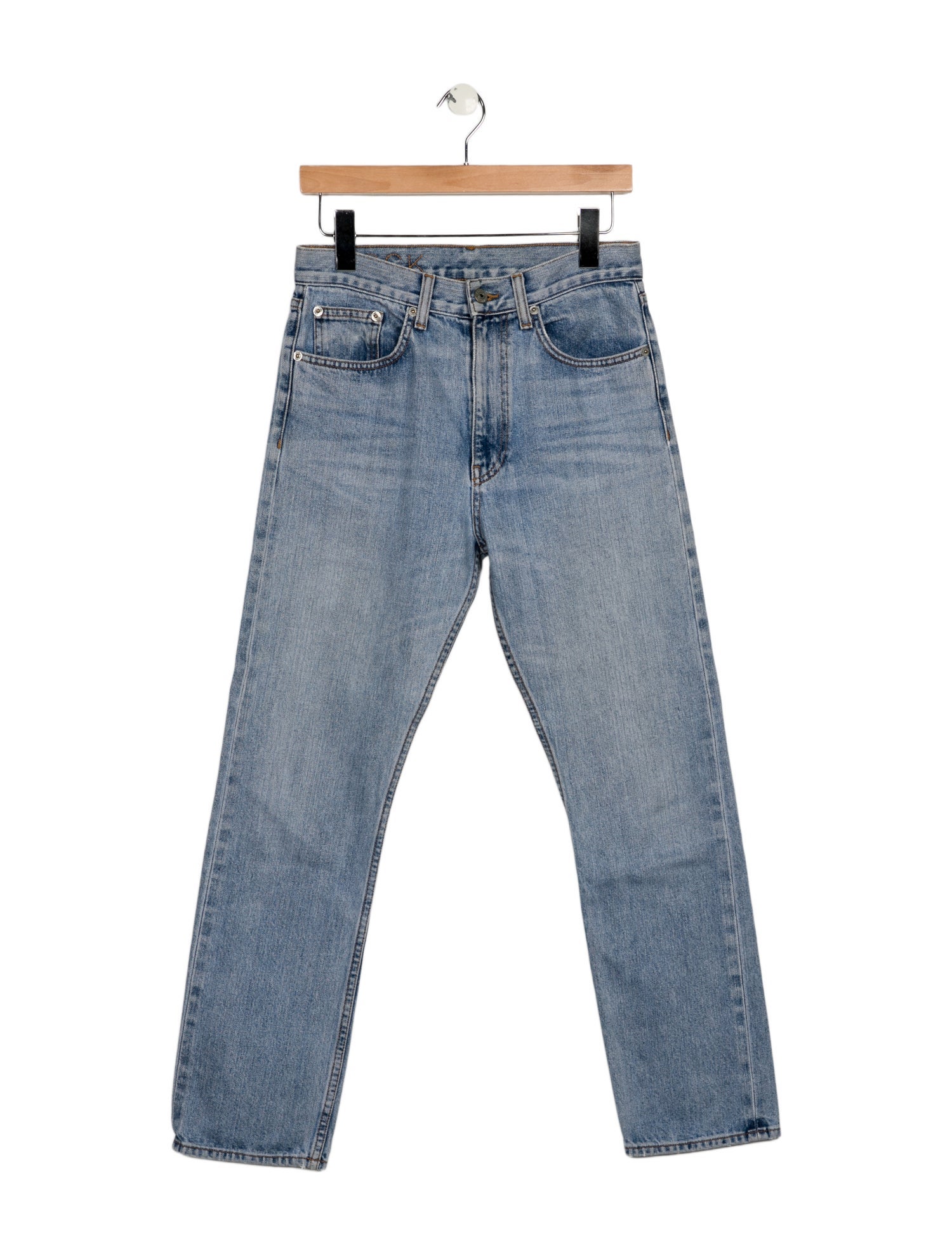Brock Collection High-Rise Straight Leg Jeans