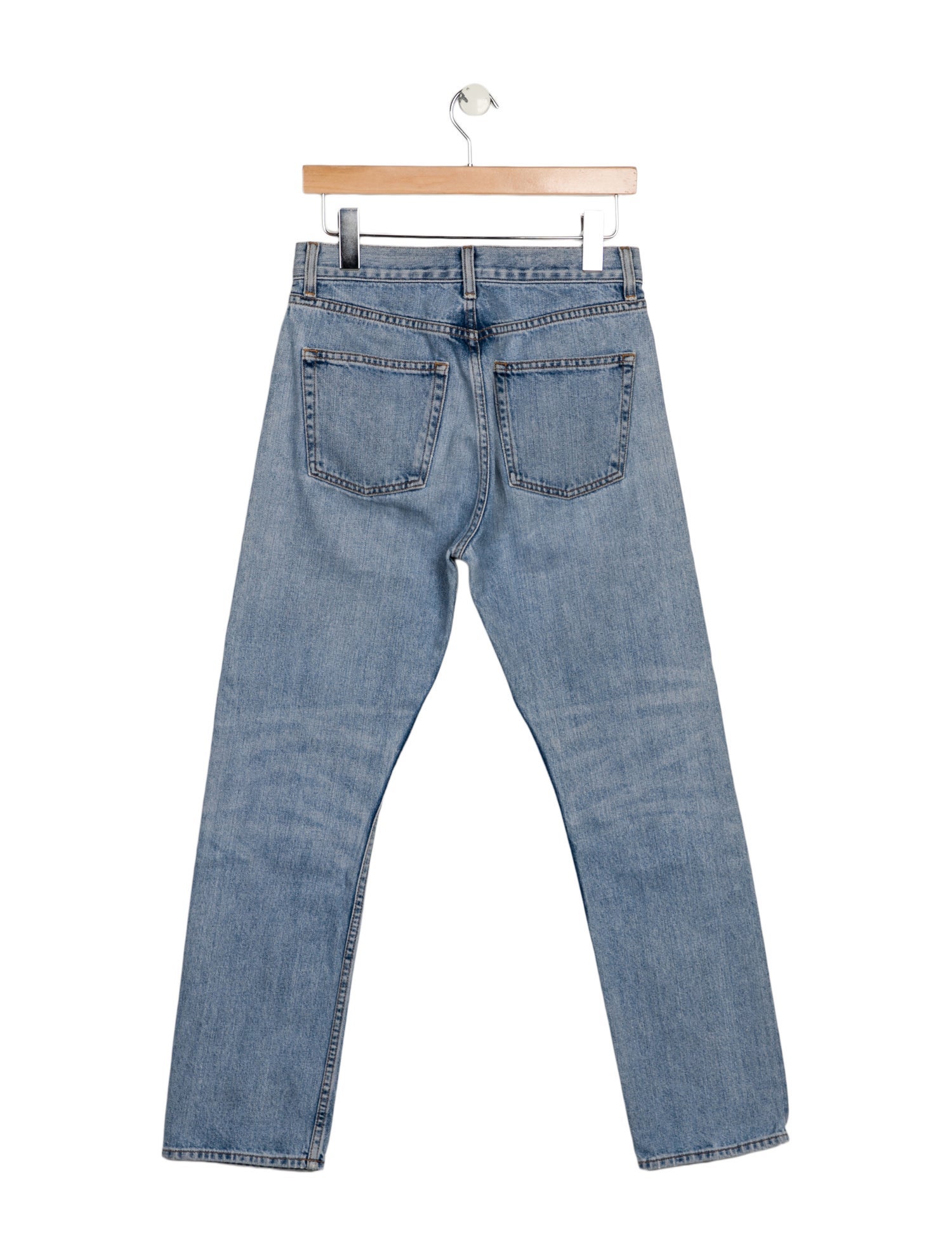 Brock Collection High-Rise Straight Leg Jeans