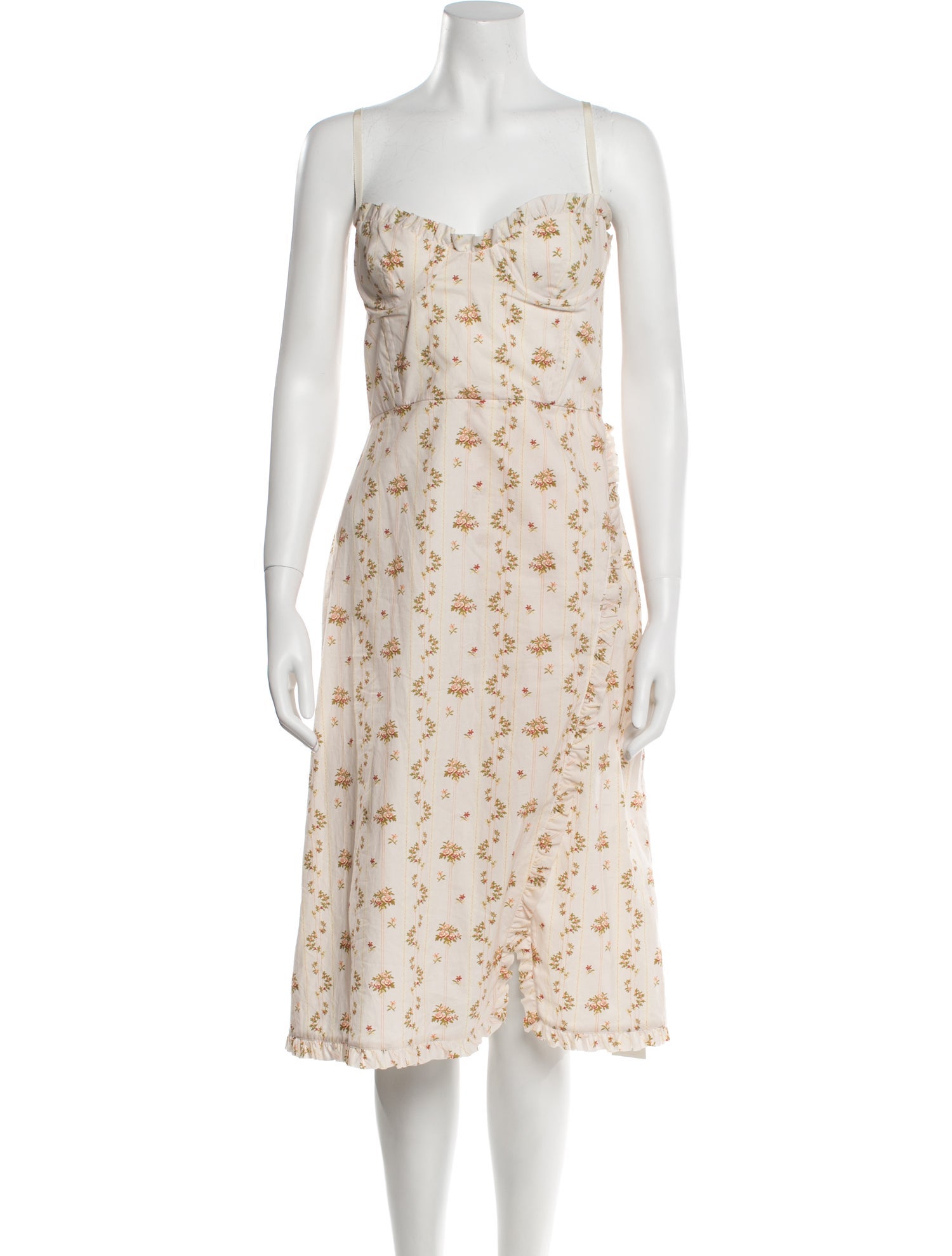 Brock Collection Floral Print Midi Length Dress