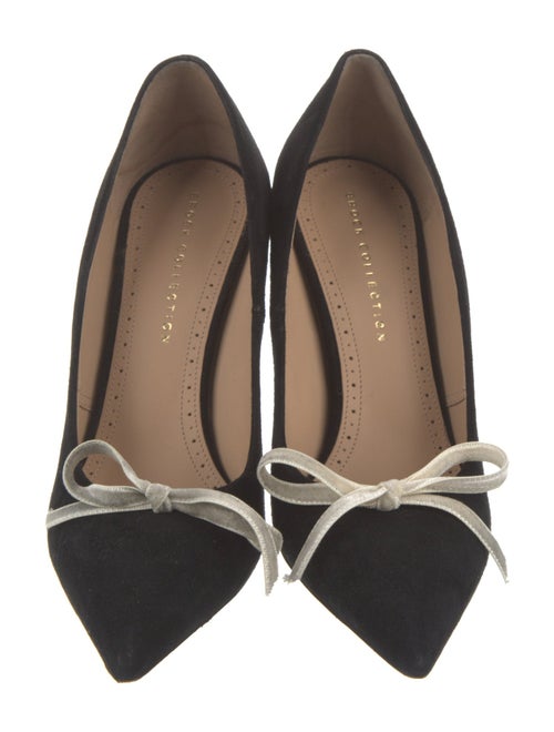 Brock Collection Velvet Bow Accents Pumps