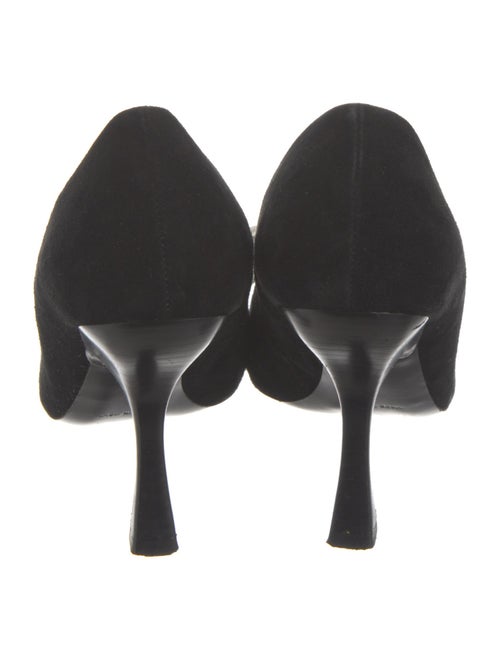 Brock Collection Velvet Bow Accents Pumps
