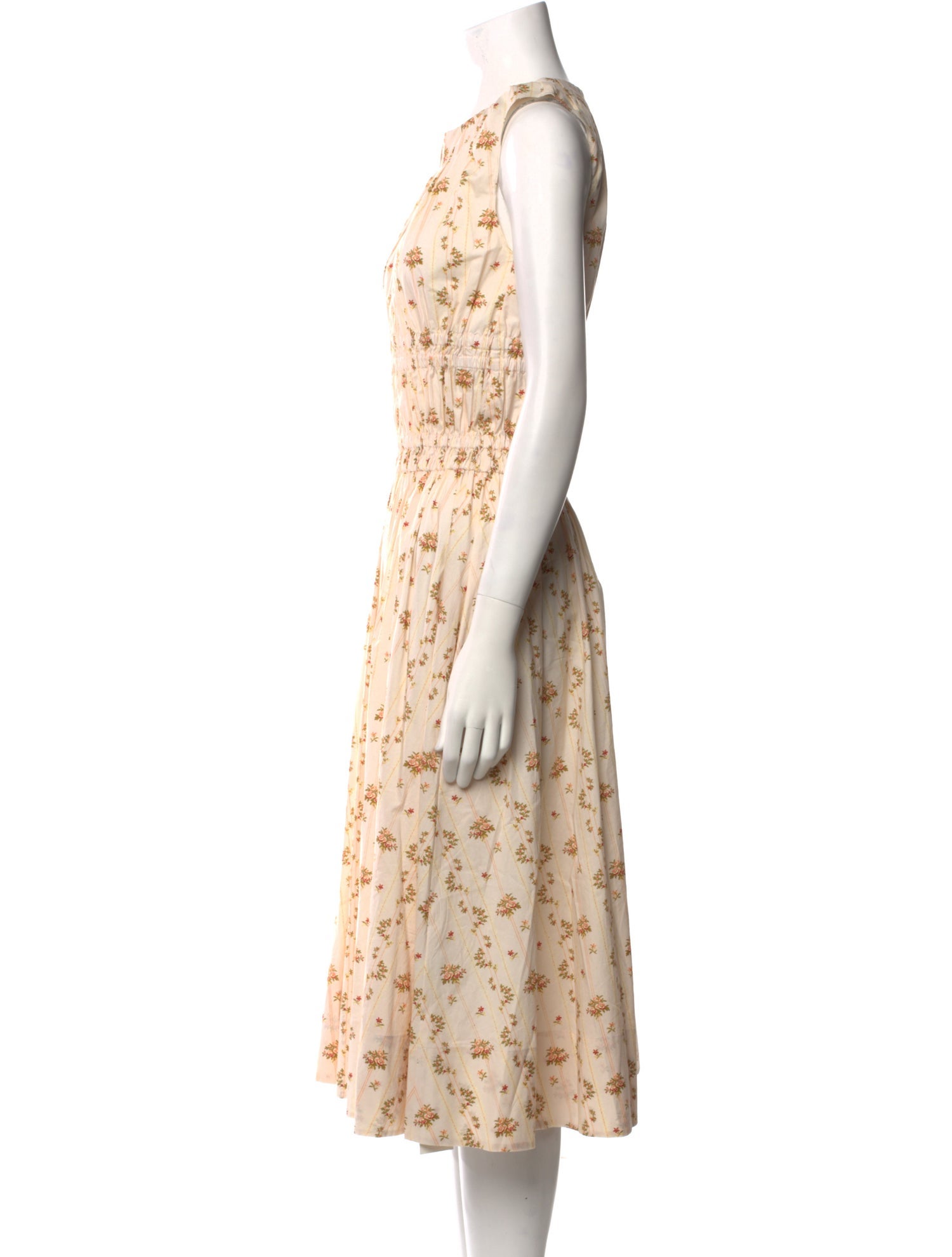 Brock Collection Floral Print Midi Length Dress