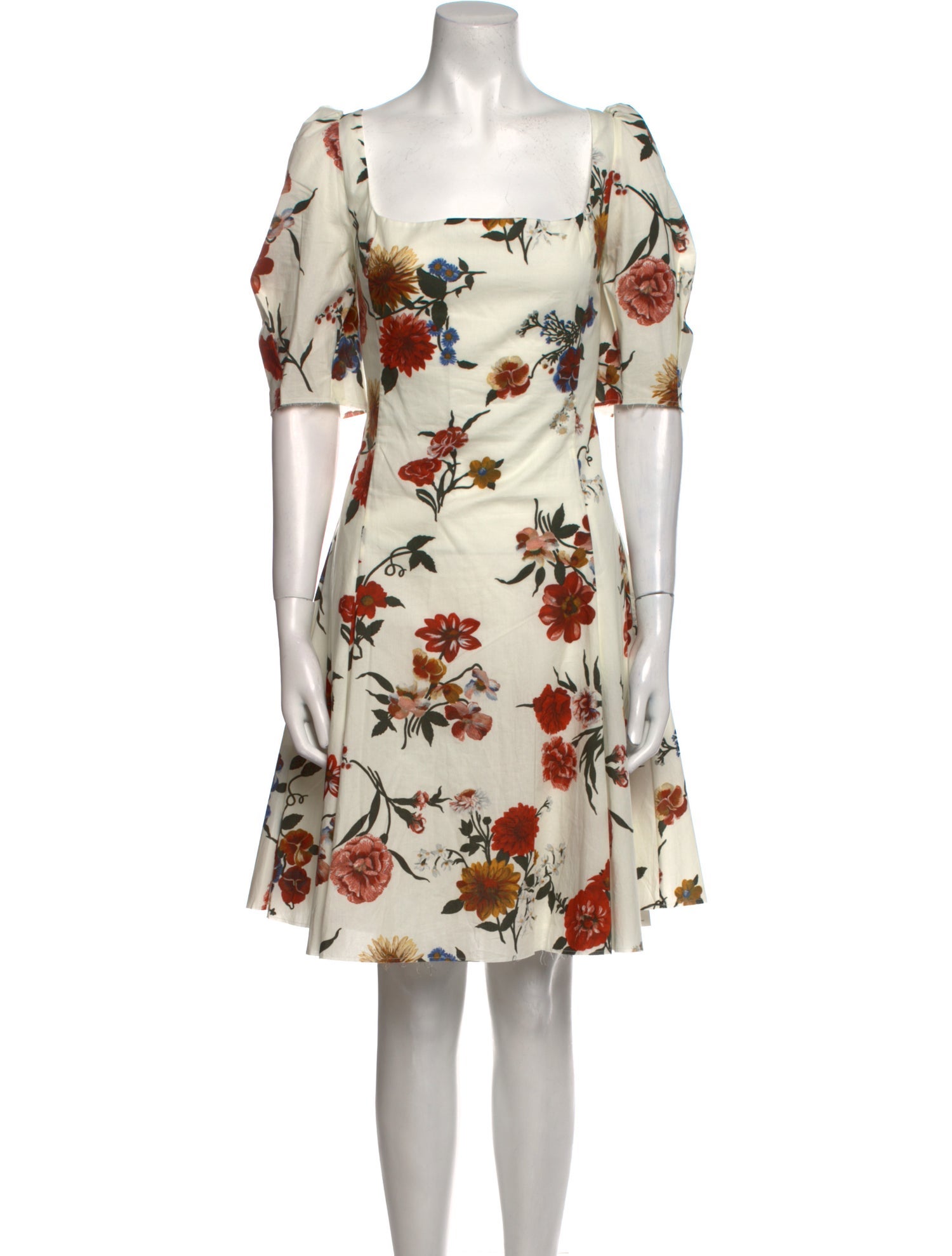 Brock Collection Floral Print Knee-Length Dress