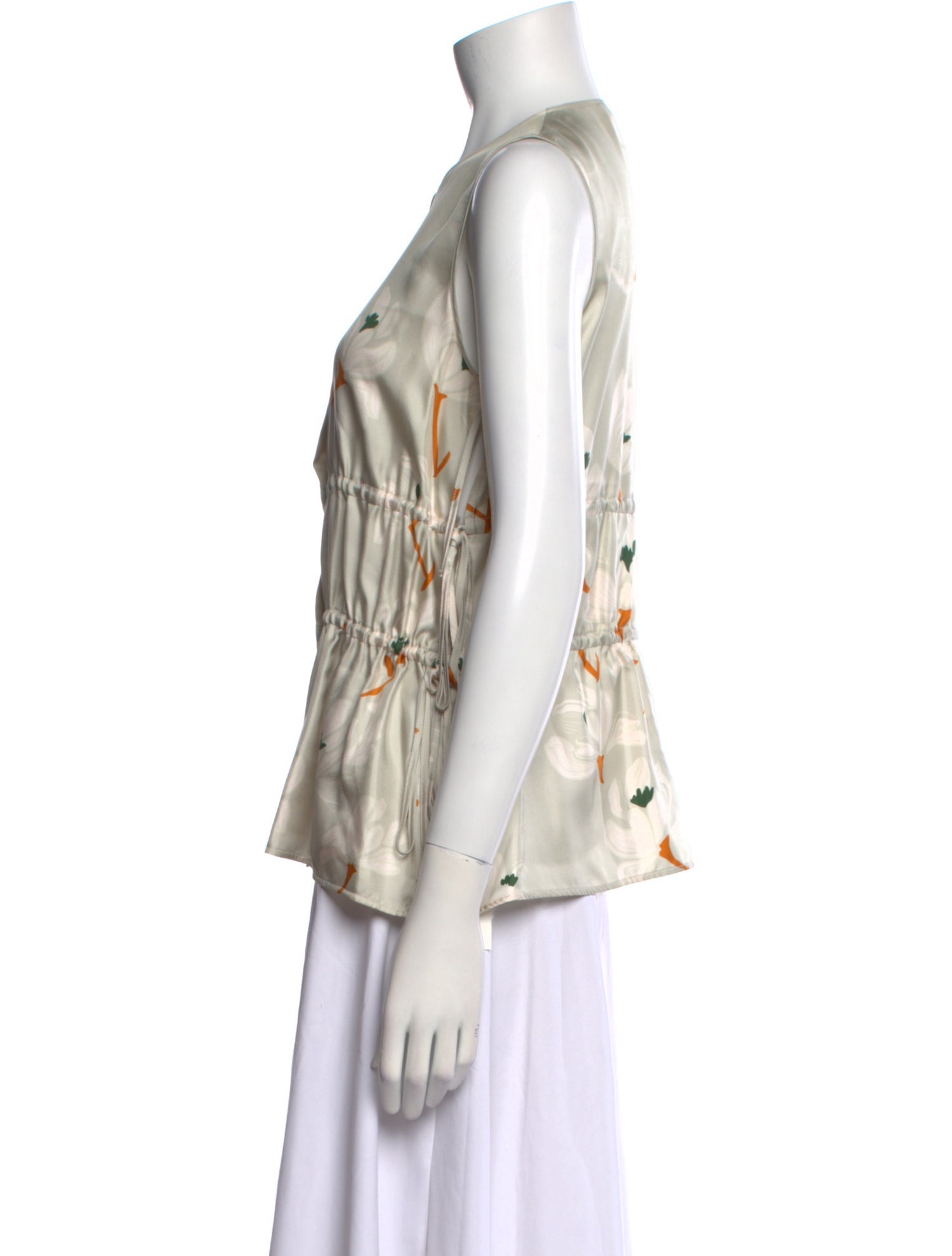 Brock Collection Silk Printed Blouse