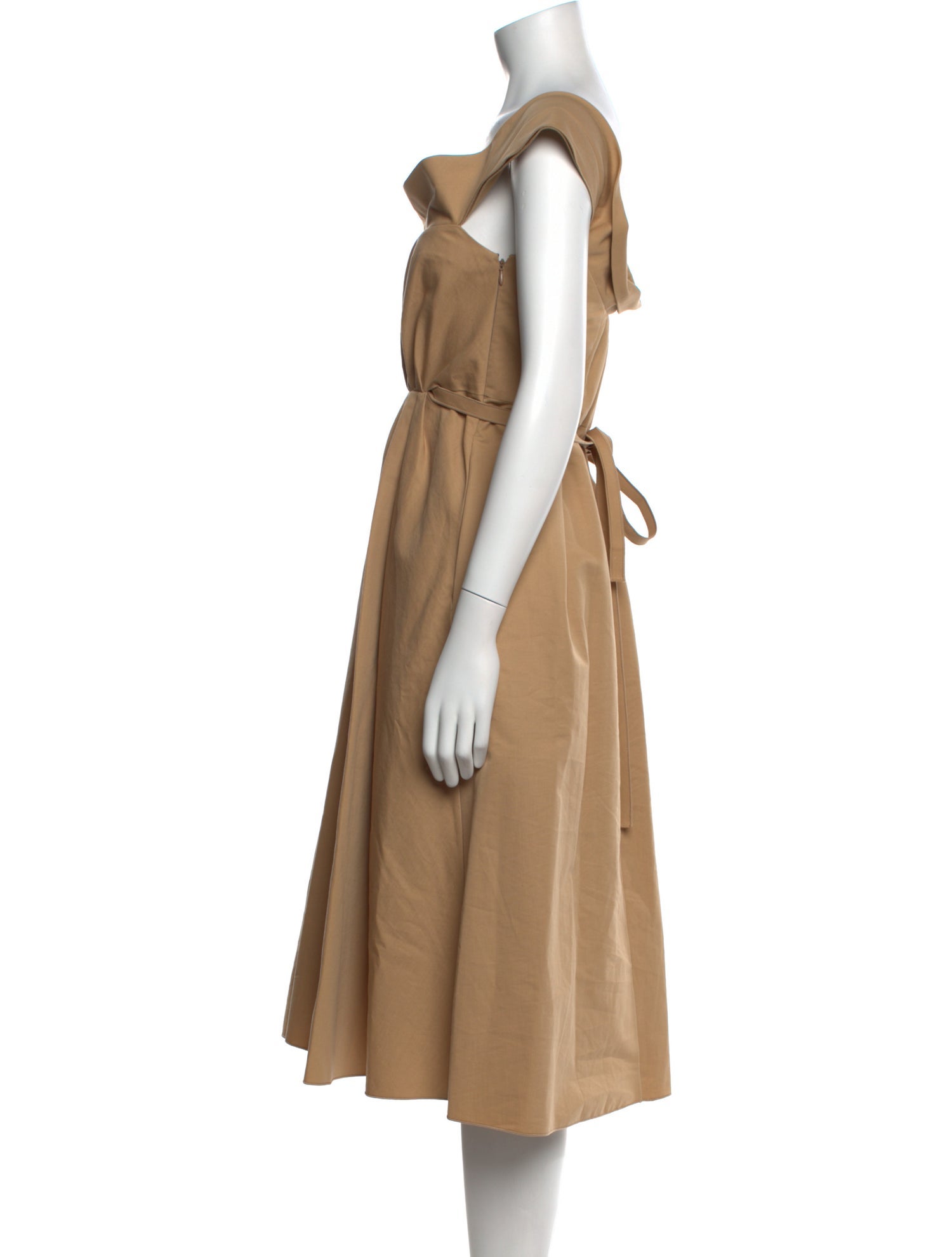 Brock Collection Square Neckline Midi Length Dress