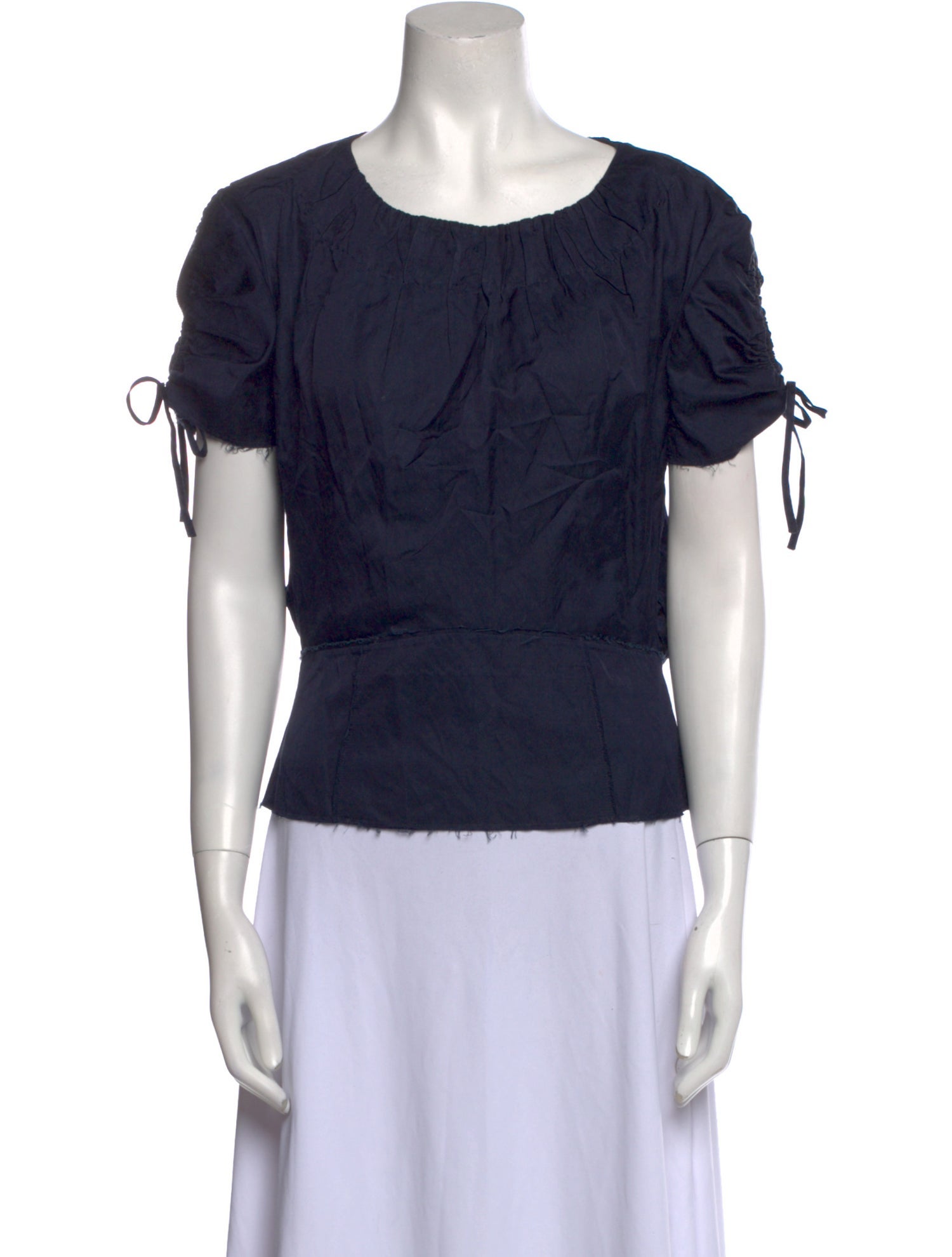 Brock Collection Scoop Neck Short Sleeve Top