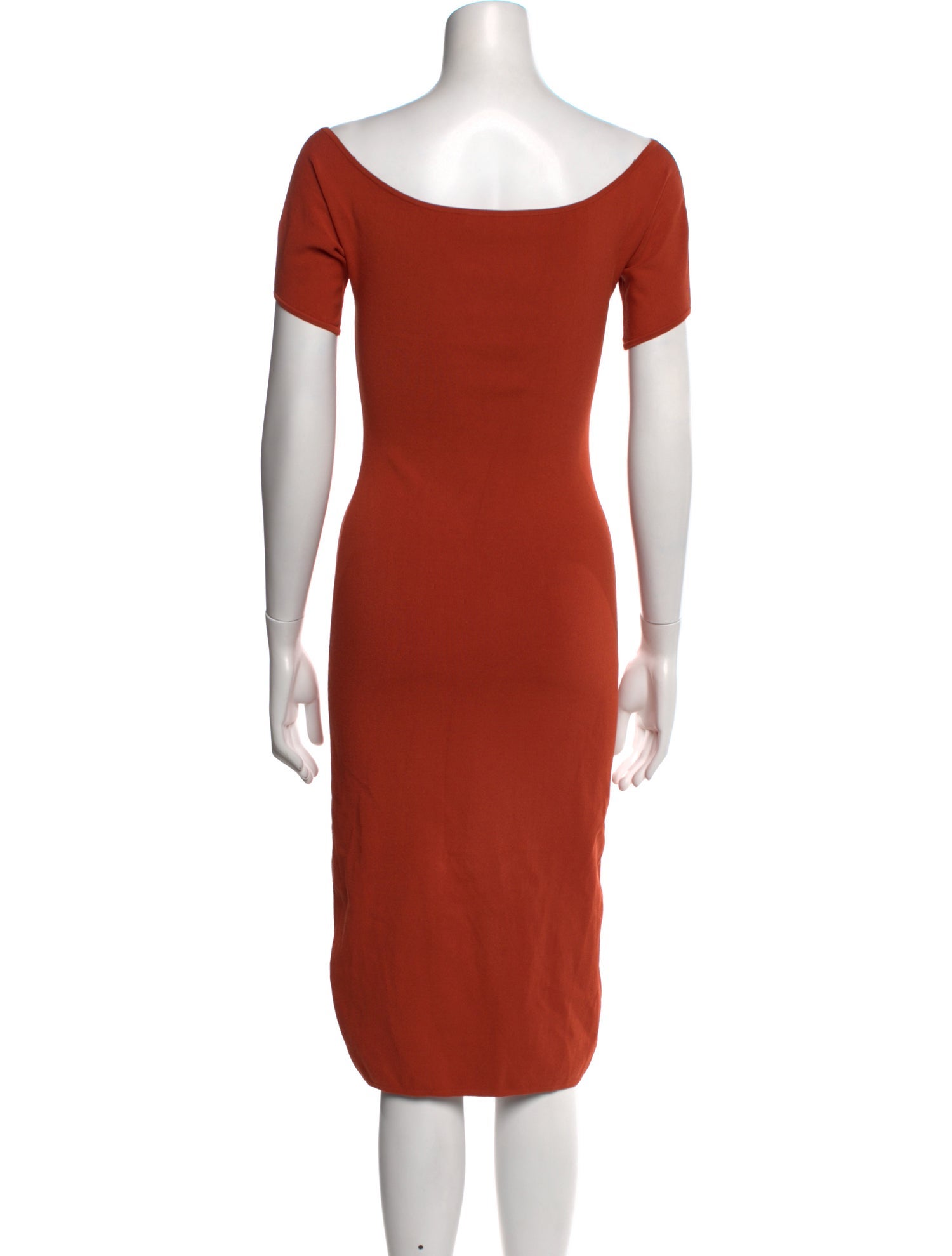 Brock Collection Off-The-Shoulder Midi Length Dress