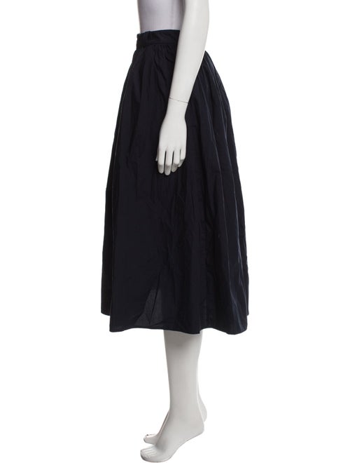 Brock Collection Pleated Accents Midi Length Skirt