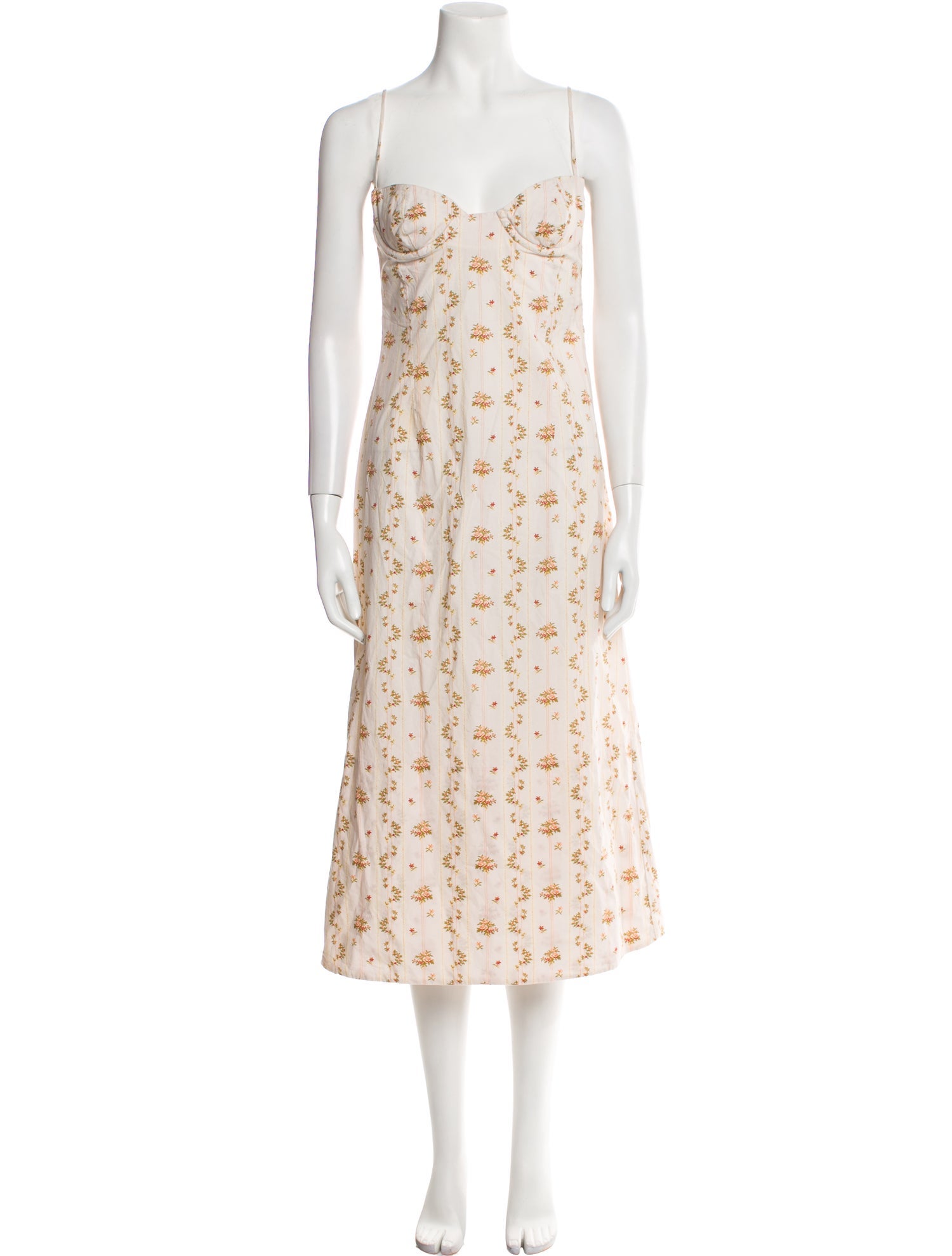 Brock Collection Floral Print Midi Length Dress