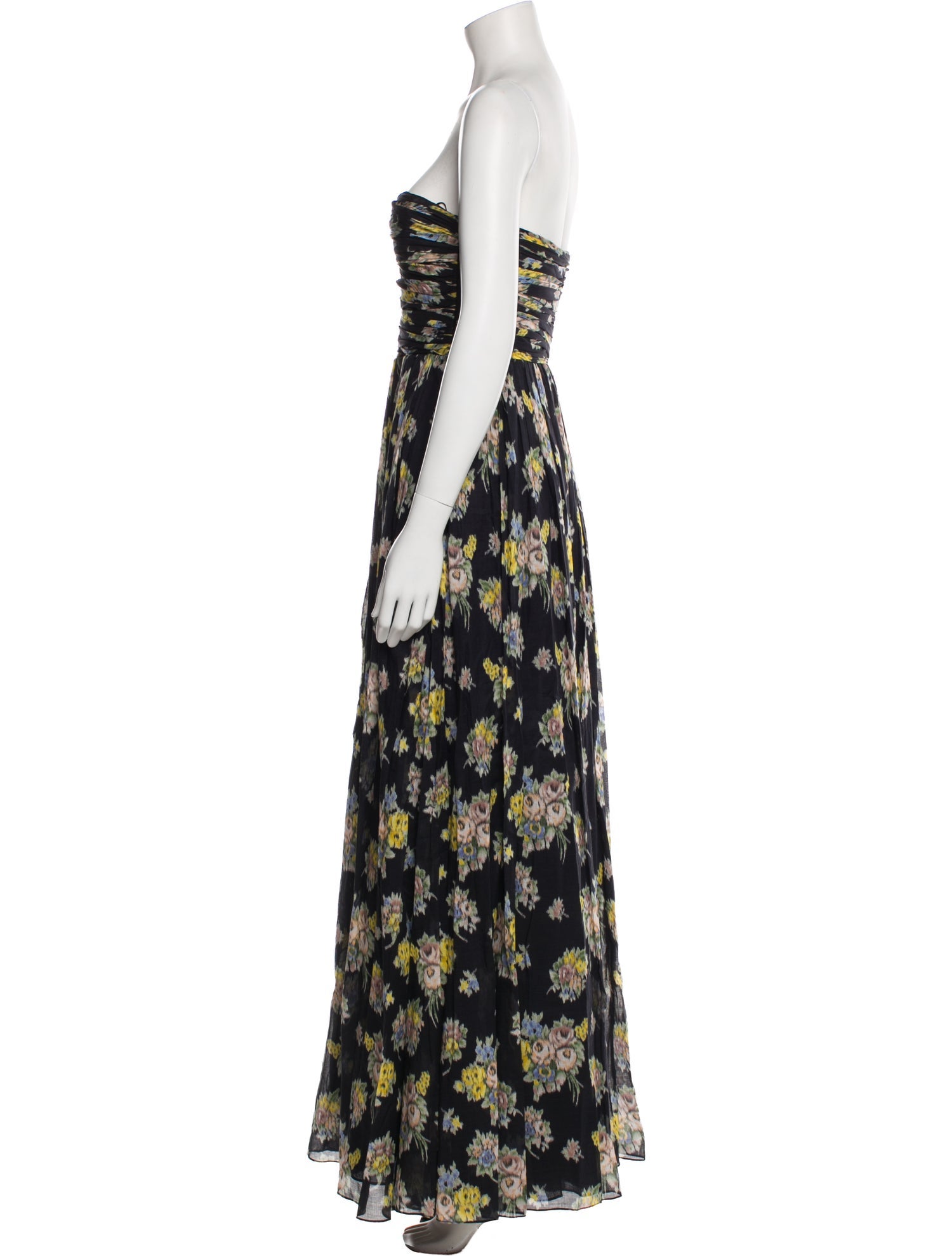 Brock Collection Floral Print Long Dress