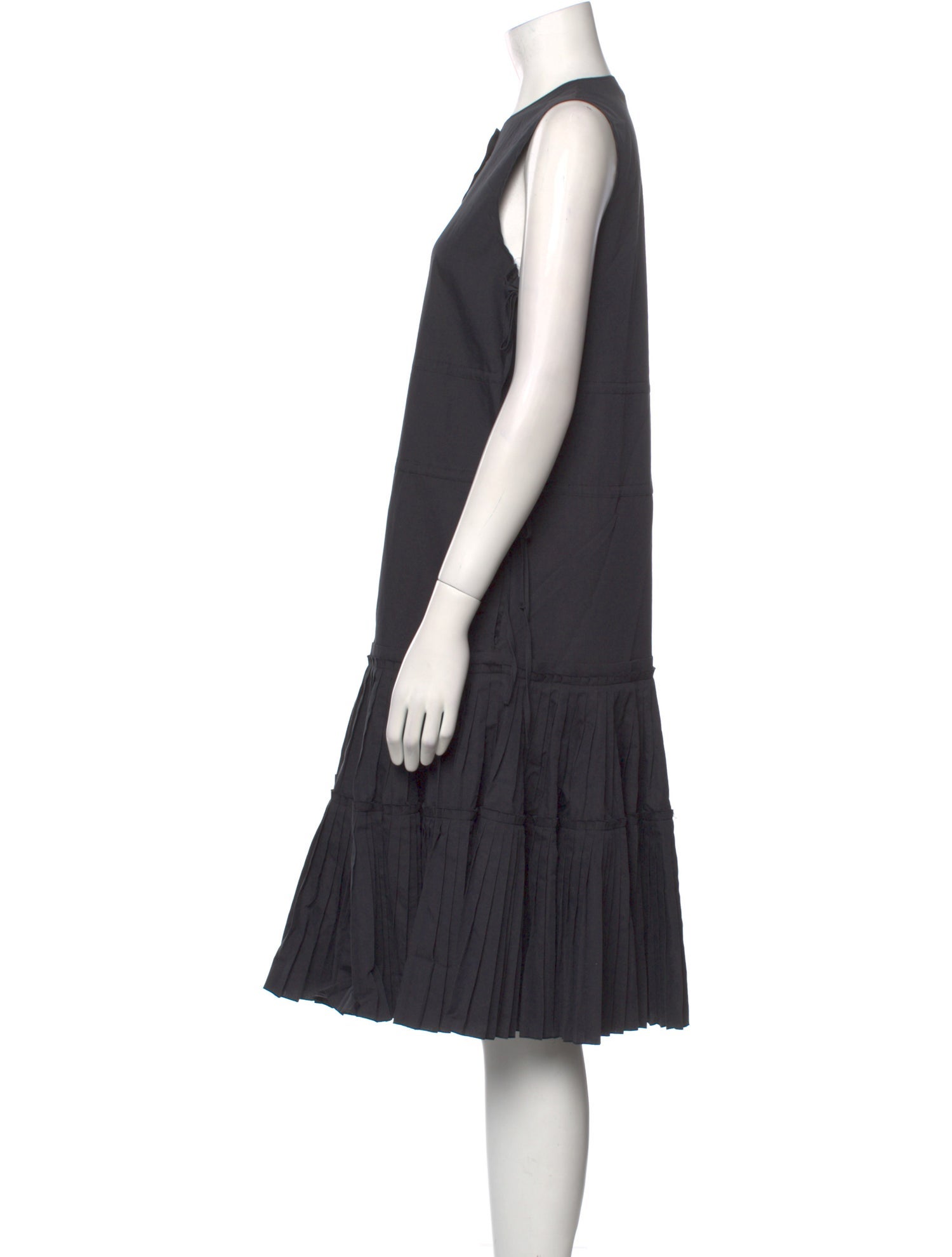 Brock Collection Crew Neck Midi Length Dress